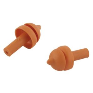 Tapones para los oídos en caja de almacenamiento